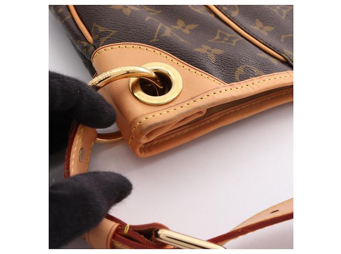 Borsa a tracolla Louis Vuitton Galliera PM Marrone - vista 11