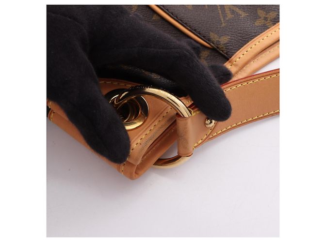 Borsa a tracolla Louis Vuitton Galliera PM Marrone - vista 9