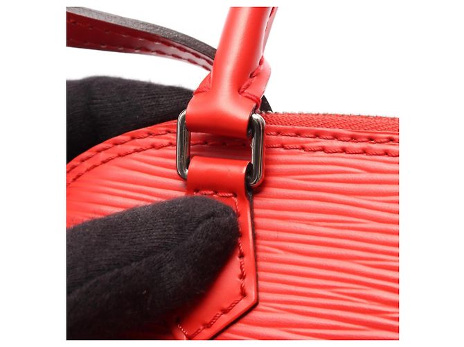Bolso de hombro 2-Way Louis Vuitton Nano Alma Epi Coquelicot Roja - vista 11
