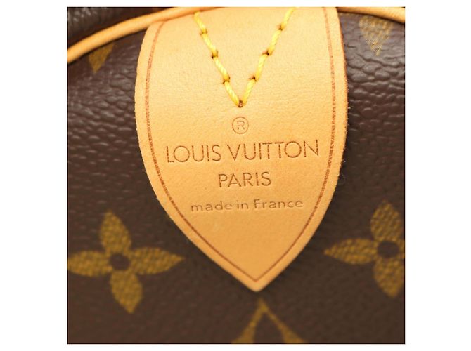 Louis Vuitton Keepall 55 Monogram Brown Boston Bag Castaño - vista 4