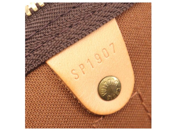 Louis Vuitton Keepall 55 Monogram Brown Boston Bag Castaño - vista 5