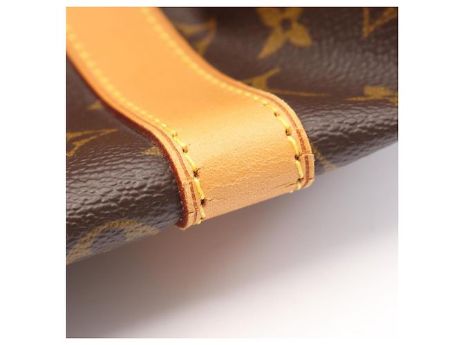 Louis Vuitton Keepall 55 Monogram Brown Boston Bag Castaño - vista 6