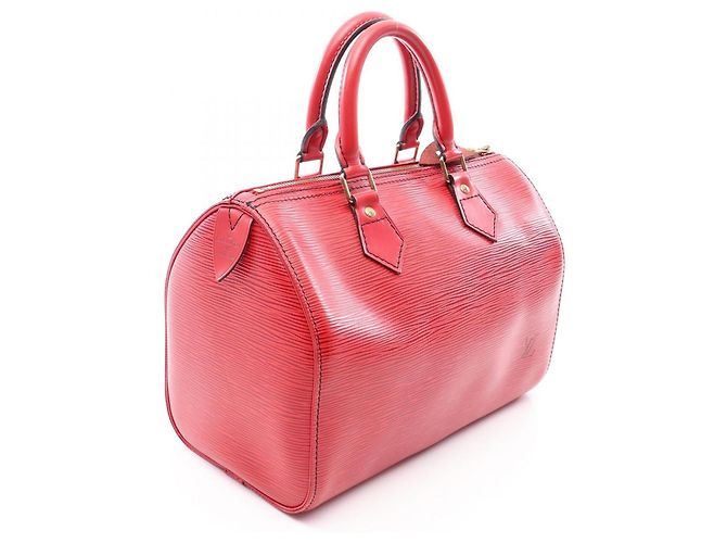 Borsa Louis Vuitton Speedy 25 Epi Rosso - vista 2