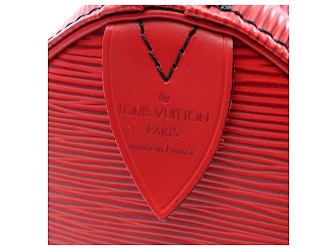 Borsa Louis Vuitton Speedy 25 Epi Rosso - vista 4