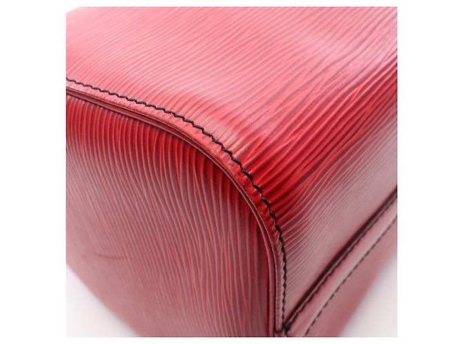 Borsa Louis Vuitton Speedy 25 Epi Rosso - vista 8