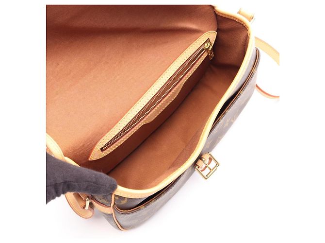 Borsa a tracolla Louis Vuitton Sologne Monogram Marrone - vista 3