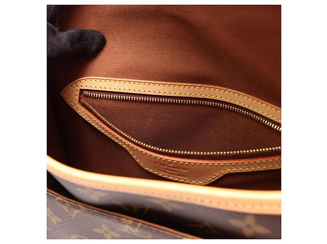 Borsa a tracolla Louis Vuitton Sologne Monogram Marrone - vista 6