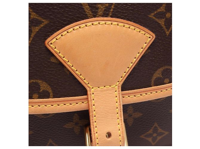 Borsa a tracolla Louis Vuitton Sologne Monogram Marrone - vista 7