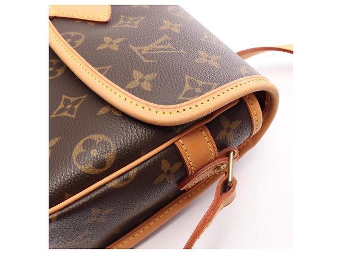 Borsa a tracolla Louis Vuitton Sologne Monogram Marrone - vista 8