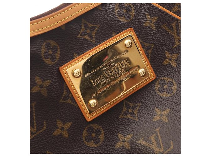 Borsa a tracolla Louis Vuitton Thames GM Monogram Marrone - vista 10