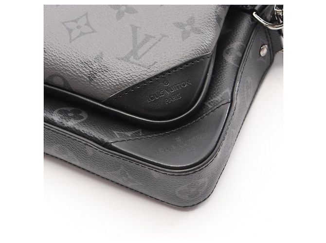 Borsa Trio Messenger Louis Vuitton Marrone Nero - vista 6