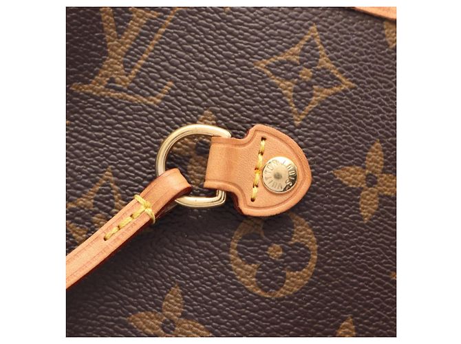Borsa Tote Louis Vuitton Neverfull MM Marrone Rosa - vista 7