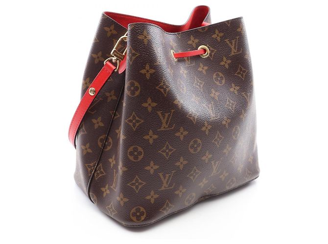 Néonoé Borsa Louis Vuitton NeoNoe Marrone Rosso - vista 2