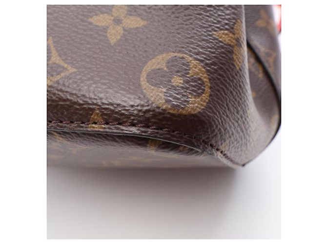 Néonoé Borsa Louis Vuitton NeoNoe Marrone Rosso - vista 8