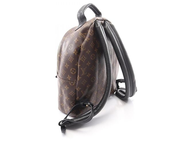 Zaino Louis Vuitton Palm Springs MM Marrone Nero - vista 2
