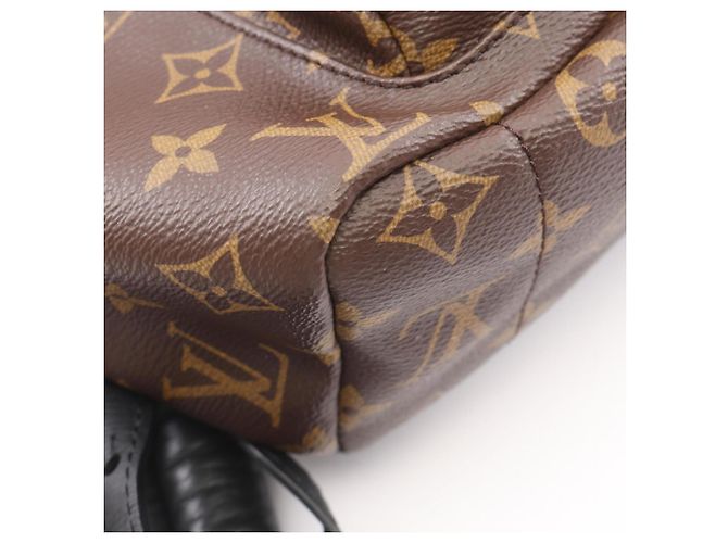 Zaino Louis Vuitton Palm Springs MM Marrone Nero - vista 5