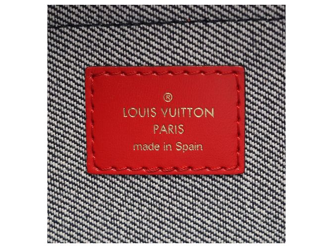Zaino Louis Vuitton Palm Springs Backpack MINI Rosso Blu - vista 4