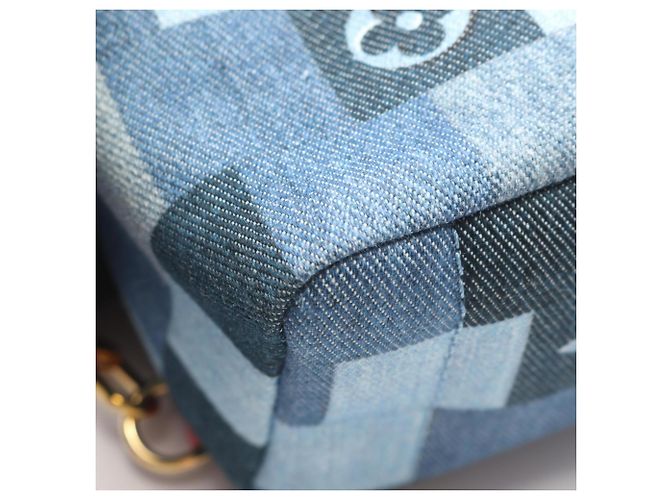 Zaino Louis Vuitton Palm Springs Backpack MINI Rosso Blu - vista 6