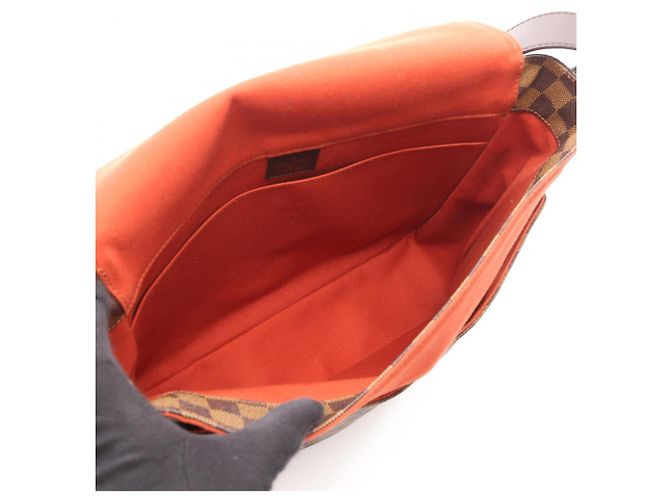 Louis Vuitton Bastille Schultertasche Braun Damier ebene - Ansicht 3