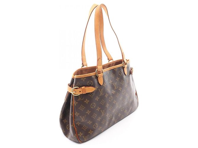 Borsa a tracolla orizzontale Louis Vuitton Batignolles Marrone - vista 2