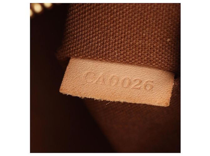 Borsa a tracolla orizzontale Louis Vuitton Batignolles Marrone - vista 5