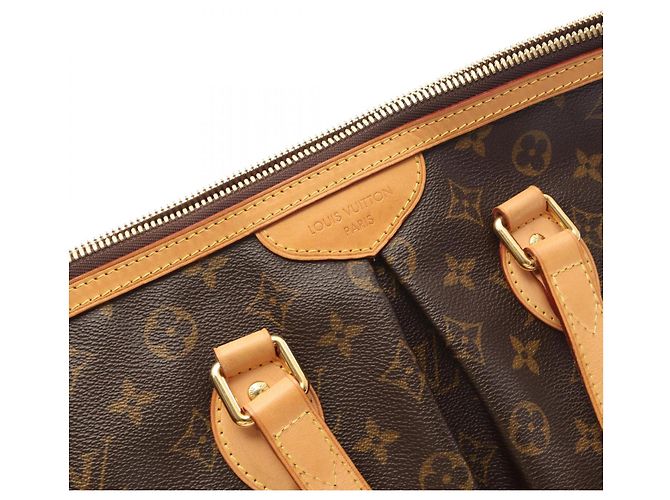 Borsa a mano Louis Vuitton Palermo PM Monogram Marrone - vista 10