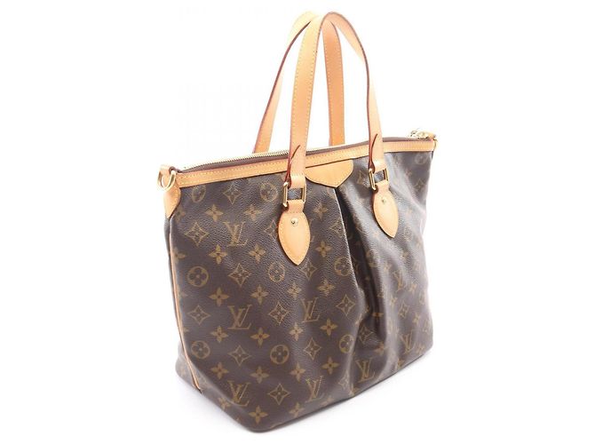 Borsa a mano Louis Vuitton Palermo PM Monogram Marrone - vista 2