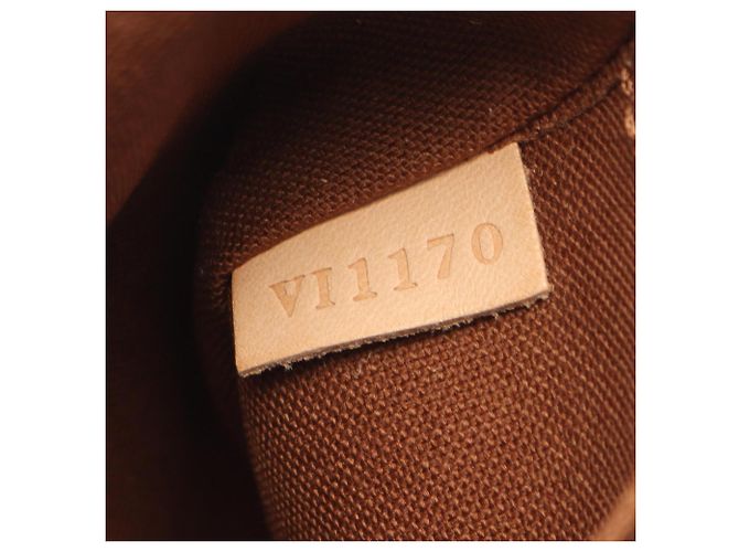 Borsa a mano Louis Vuitton Palermo PM Monogram Marrone - vista 5