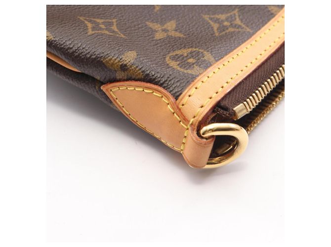Borsa a mano Louis Vuitton Palermo PM Monogram Marrone - vista 7