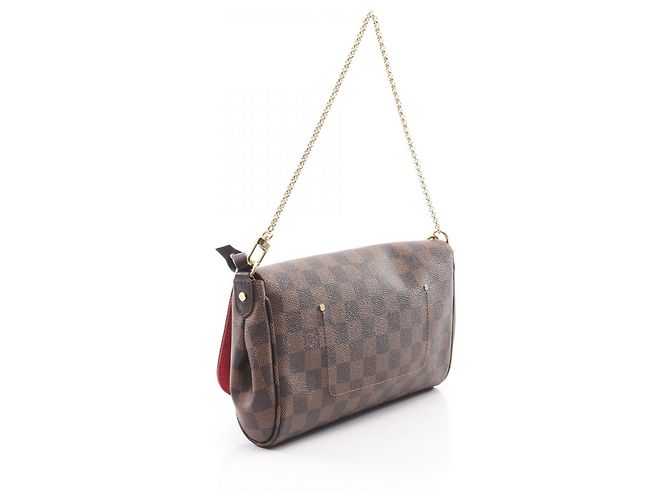 Borsa Louis Vuitton Favorite MM Marrone Damier ebene - vista 2