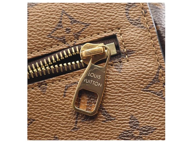 Borsa Louis Vuitton Pochette Metis MM Marrone Nero - vista 7