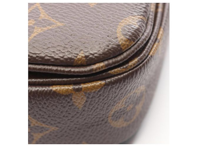 Borsa Louis Vuitton Pochette Metis MM Marrone Nero - vista 9