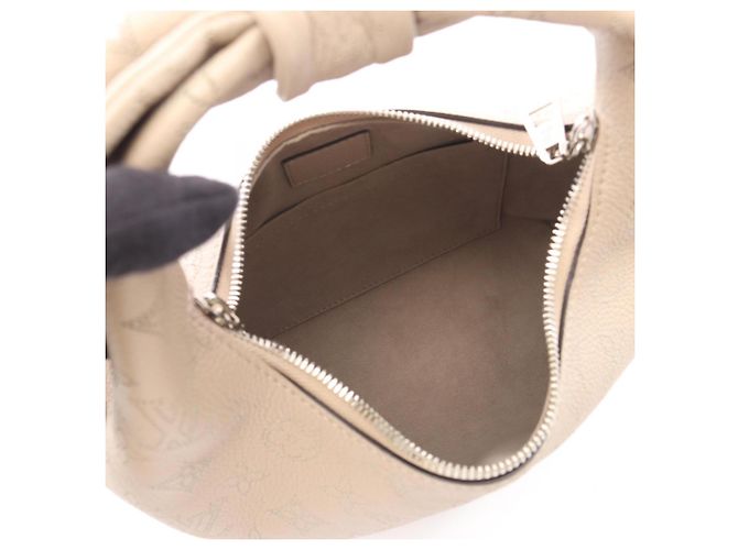 Borsa Louis Vuitton in pelle beige - vista 3