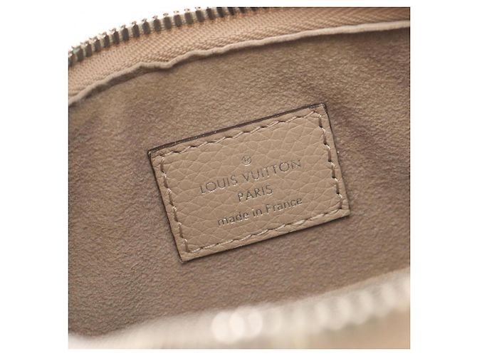 Borsa Louis Vuitton in pelle beige - vista 4