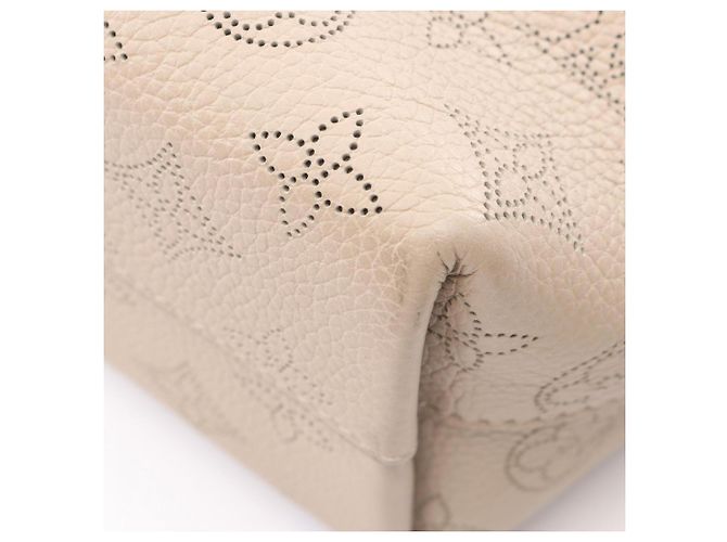 Borsa Louis Vuitton in pelle beige - vista 7