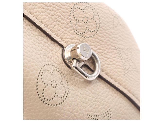 Borsa Louis Vuitton in pelle beige - vista 8