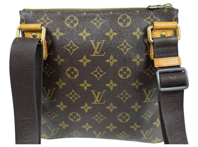 Borsa a tracolla Louis Vuitton Pochette Valmy Monogram Marrone - vista 11