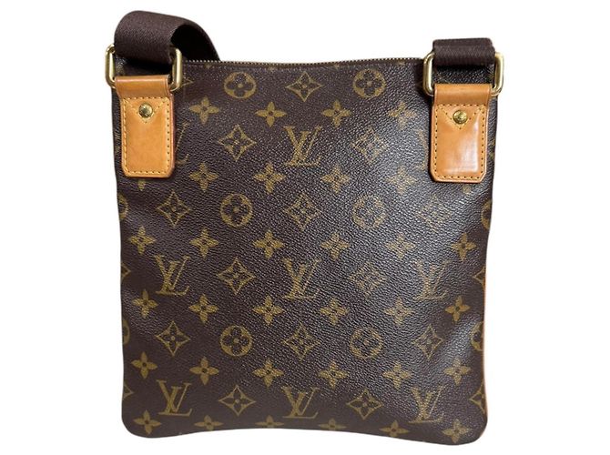 Borsa a tracolla Louis Vuitton Pochette Valmy Monogram Marrone - vista 3