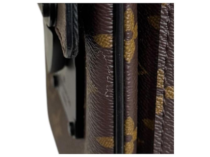 Borsa a tracolla Louis Vuitton in Monogram Macassar Marrone Nero - vista 13