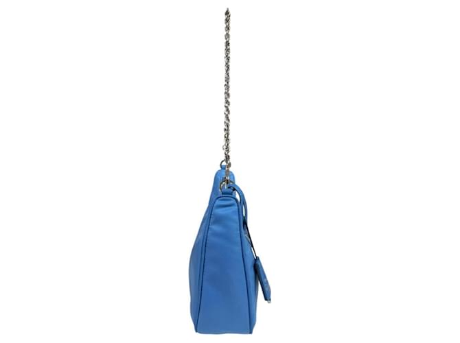 Borsa a tracolla Prada Re-Edition 2005 Blu - vista 4