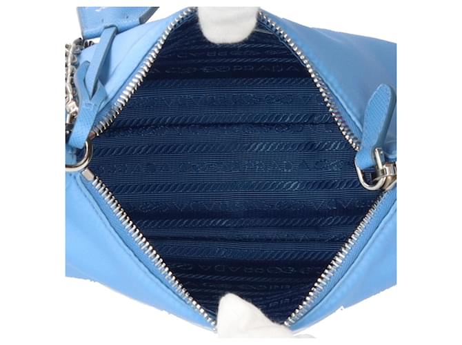 Borsa a tracolla Prada Re-Edition 2005 Blu - vista 6