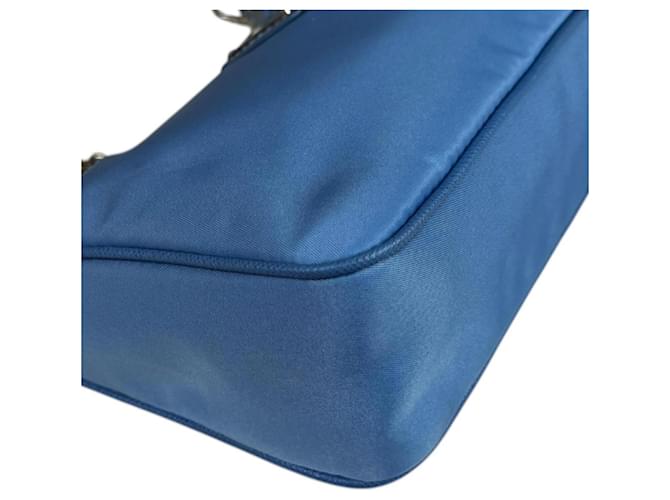 Borsa a tracolla Prada Re-Edition 2005 Blu - vista 8