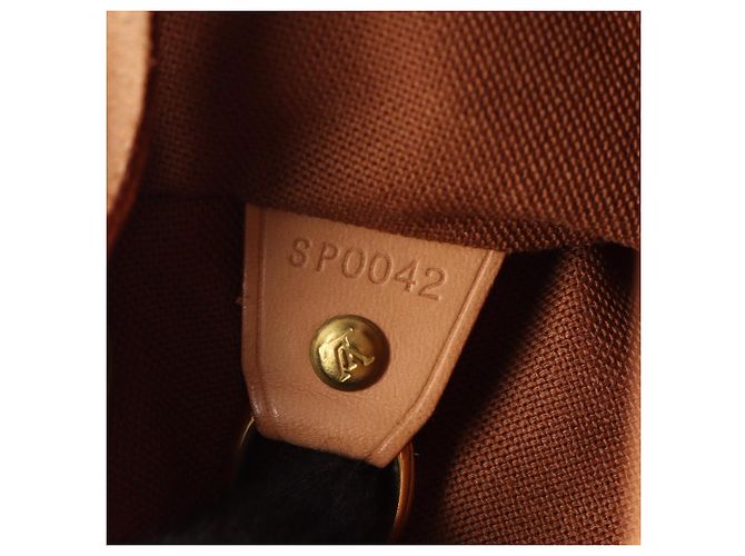 Zaino/Borsa Louis Vuitton Montsouris MM Marrone - vista 5