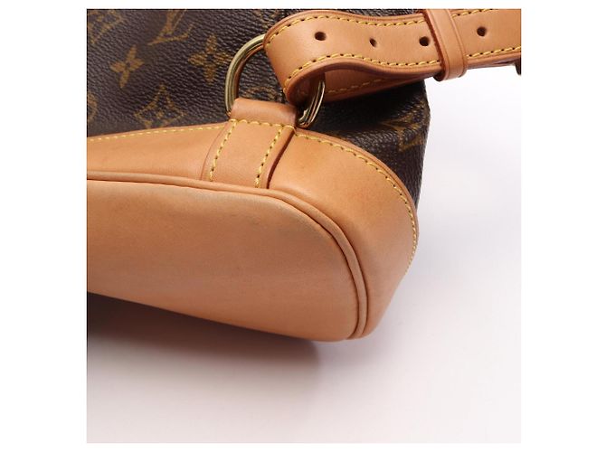 Zaino/Borsa Louis Vuitton Montsouris MM Marrone - vista 7