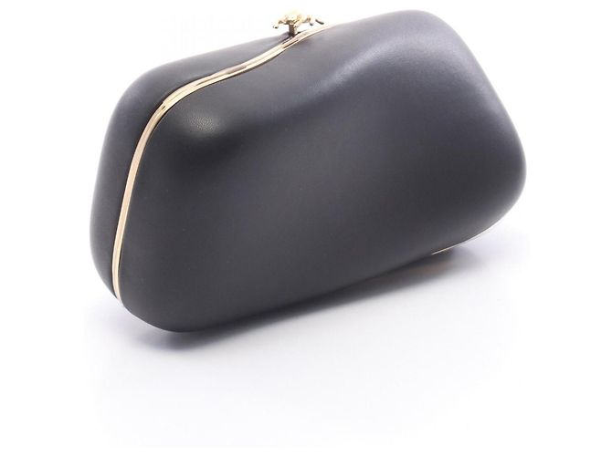 Borsa a tracolla in pelle Loewe Twisted Minodiere Nero - vista 2