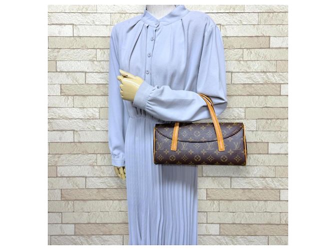 Borsa a mano Louis Vuitton Sonatine Monogram Marrone - vista 2