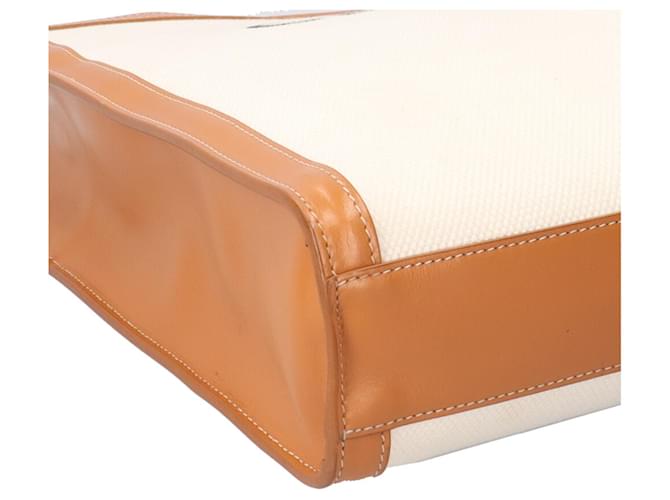 Céline Borsa a spalla Celine Small Vertical Cabas Bianco - vista 8