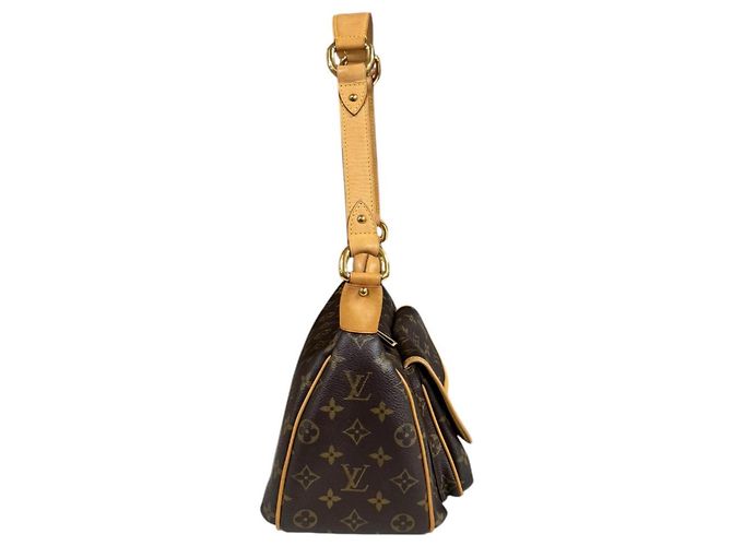 Borsa a tracolla Louis Vuitton Tikal GM Monogram Marrone - vista 4