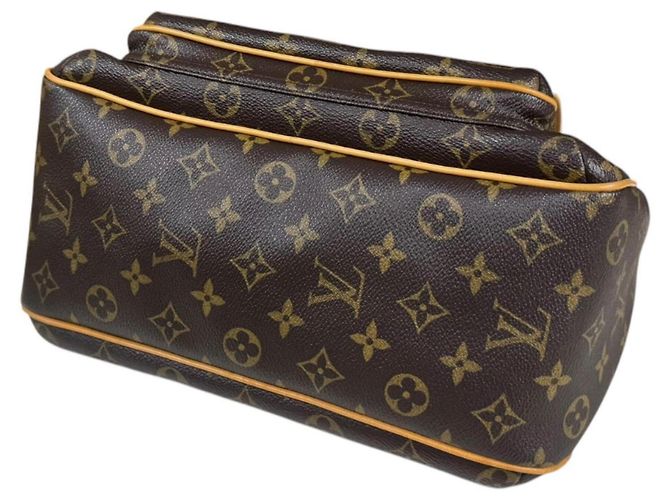 Borsa a tracolla Louis Vuitton Tikal GM Monogram Marrone - vista 5