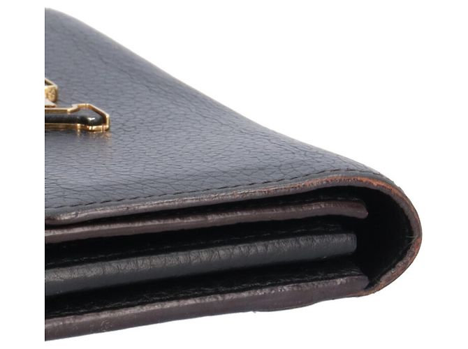 Louis Vuitton Portefeuille Capucines Long Wallet Nero Fuschia - vista 11